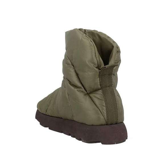New Piumestudio Luna Military Nylon Pillow Puffy Slip On Booties Sz EUR40, US9.5 - Picture 3 of 15